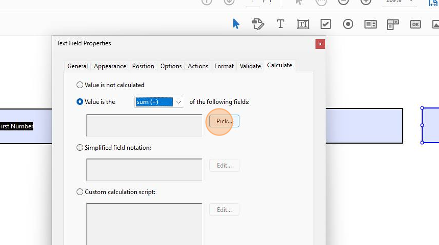 How To Create a Calculating Form in Adobe Pro – Odyssey Systems ...