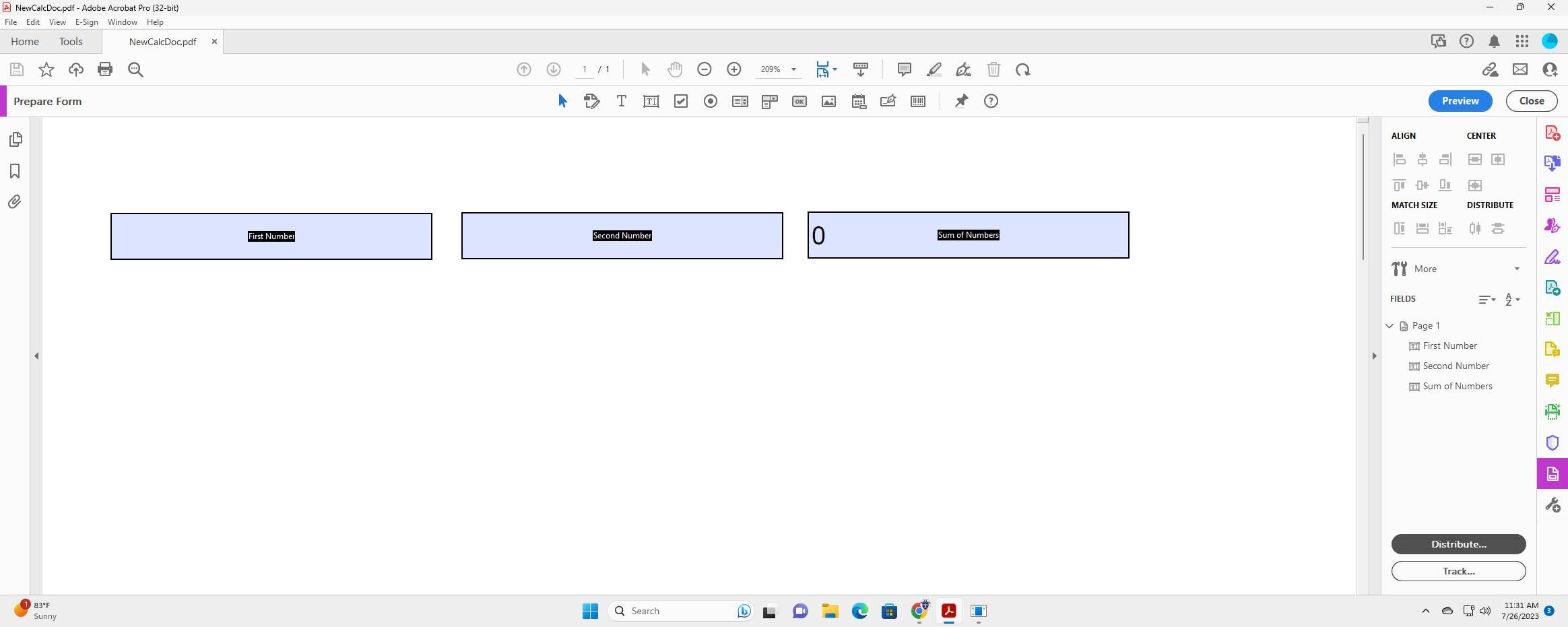 Screenshot of: Click here: