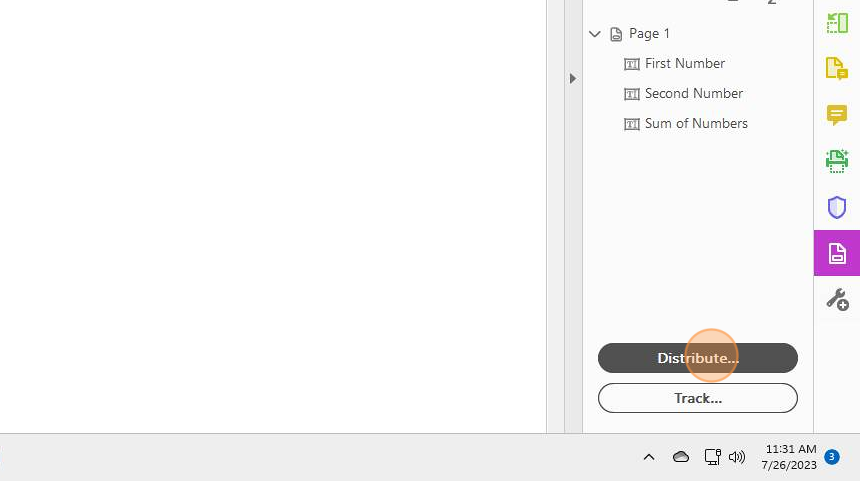 Screenshot of: Click here: