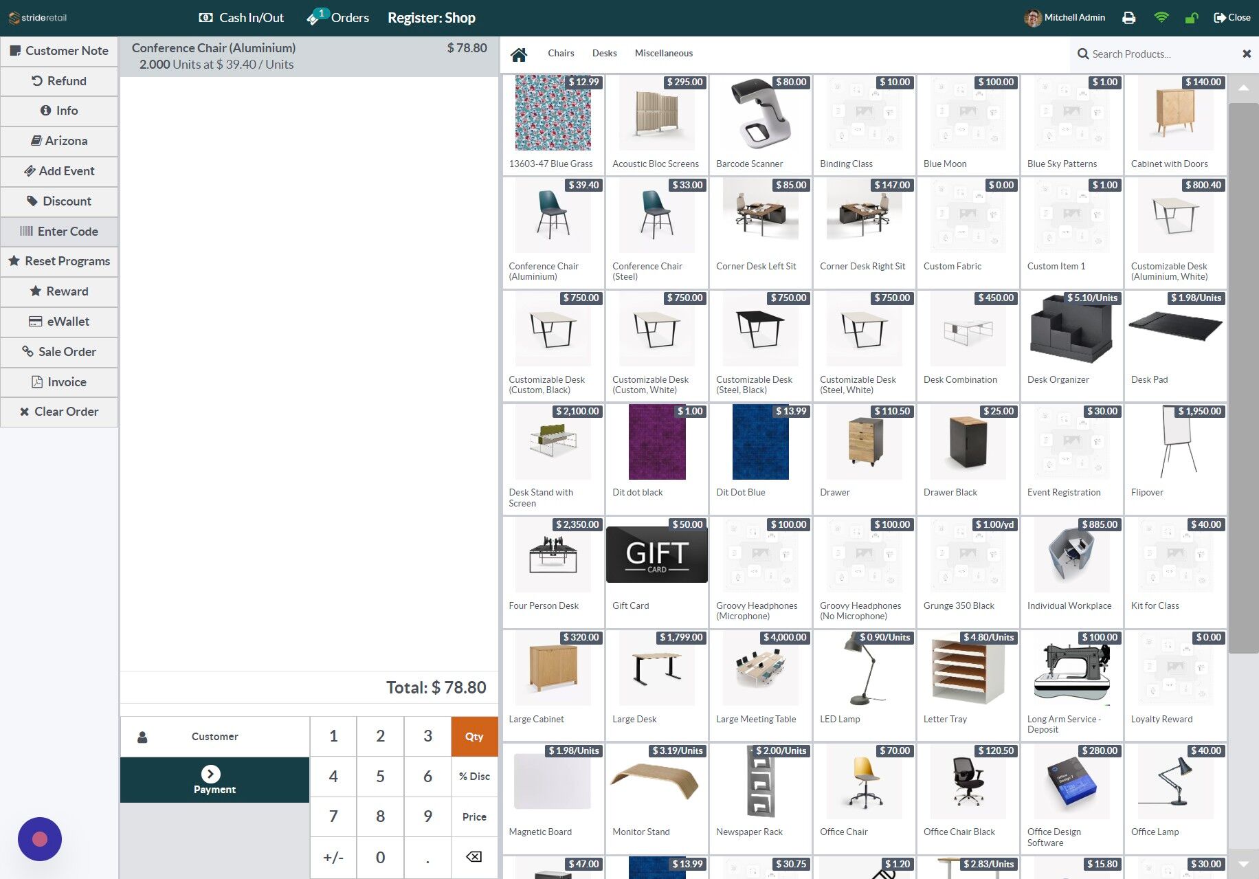 Screenshot of: Click "Enter Code"