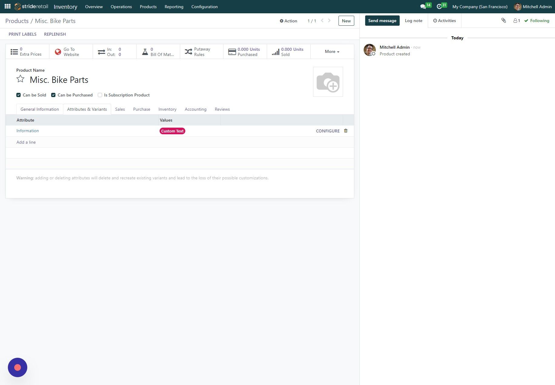 Screenshot of: Click "General Information"