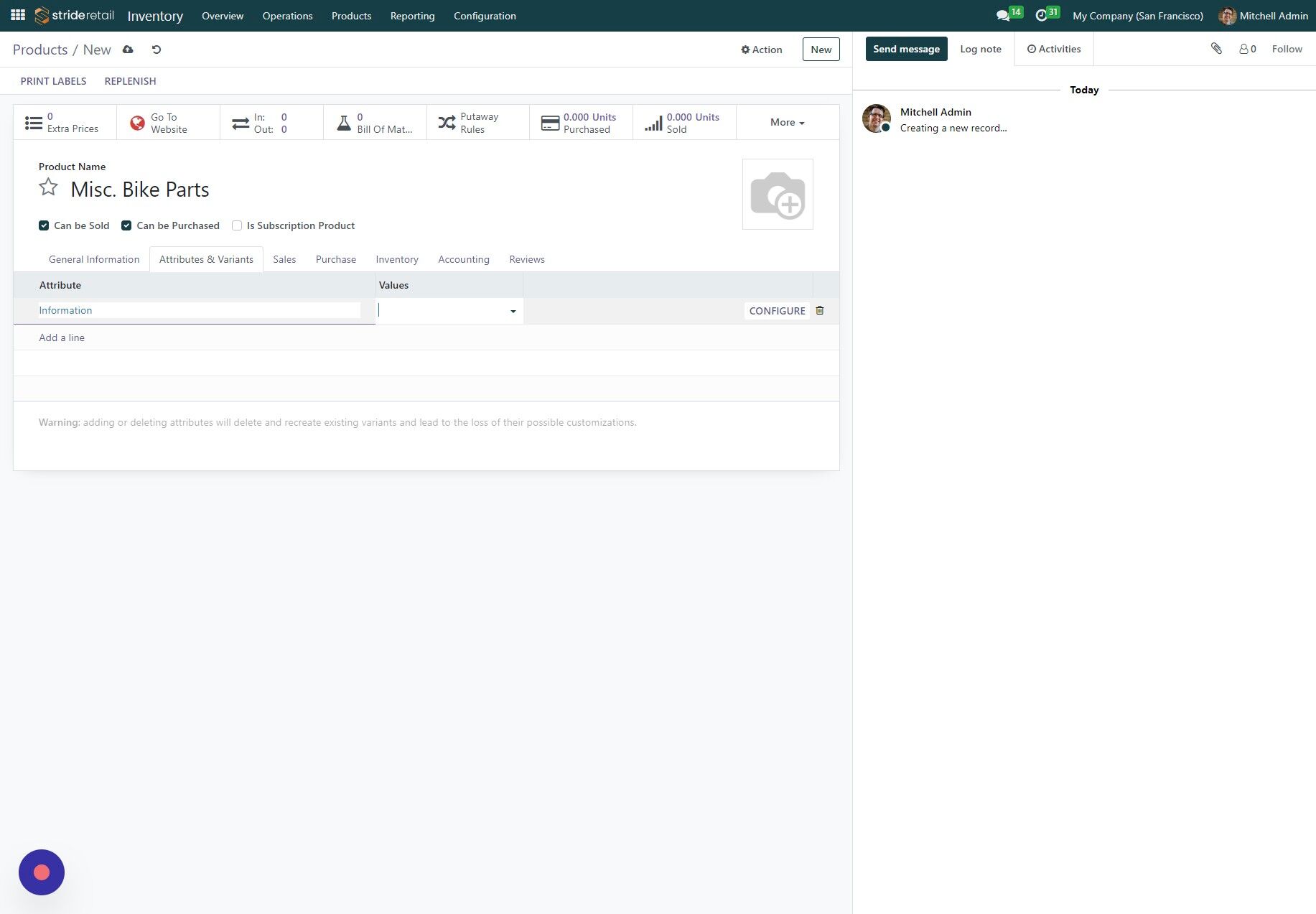Screenshot of: Click here.