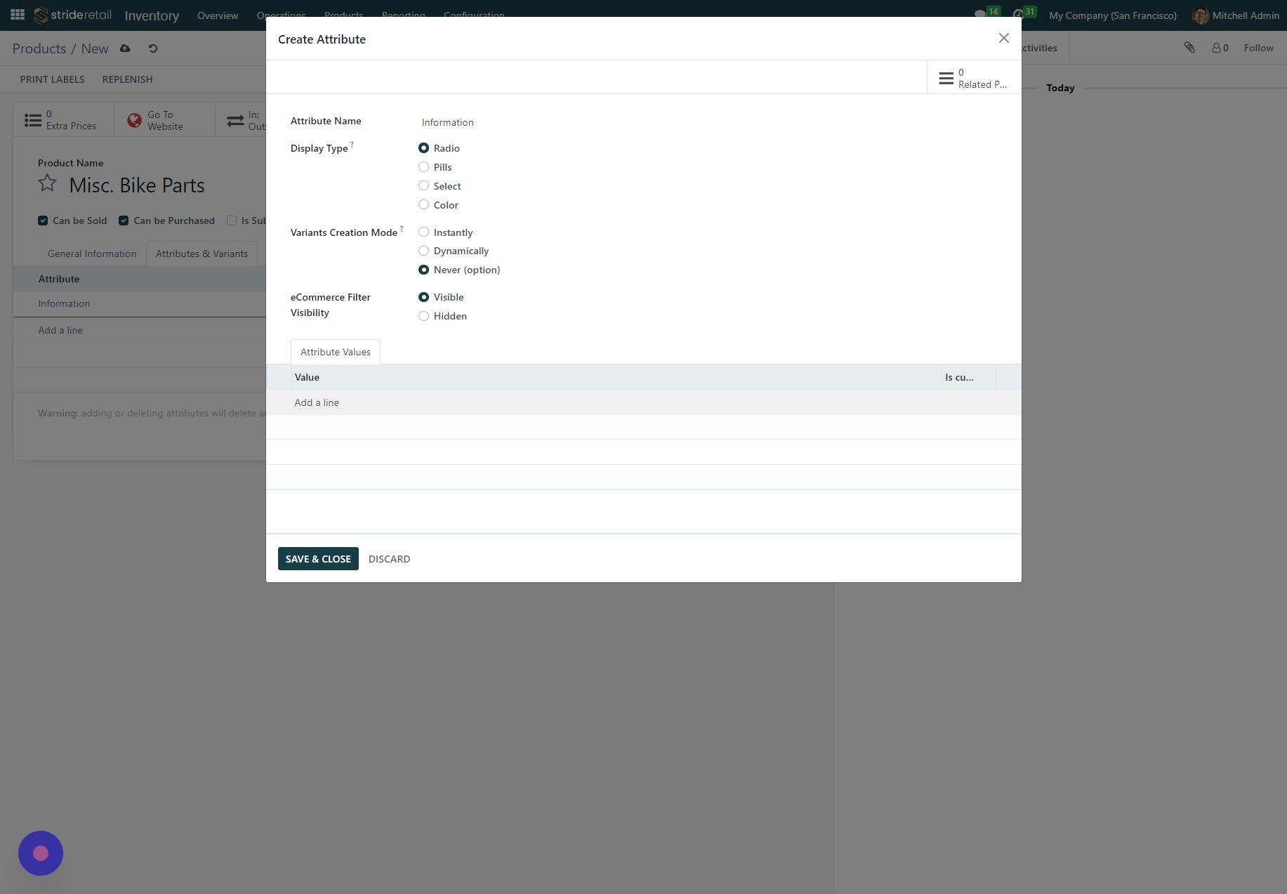 Screenshot of: Click "Add a line"