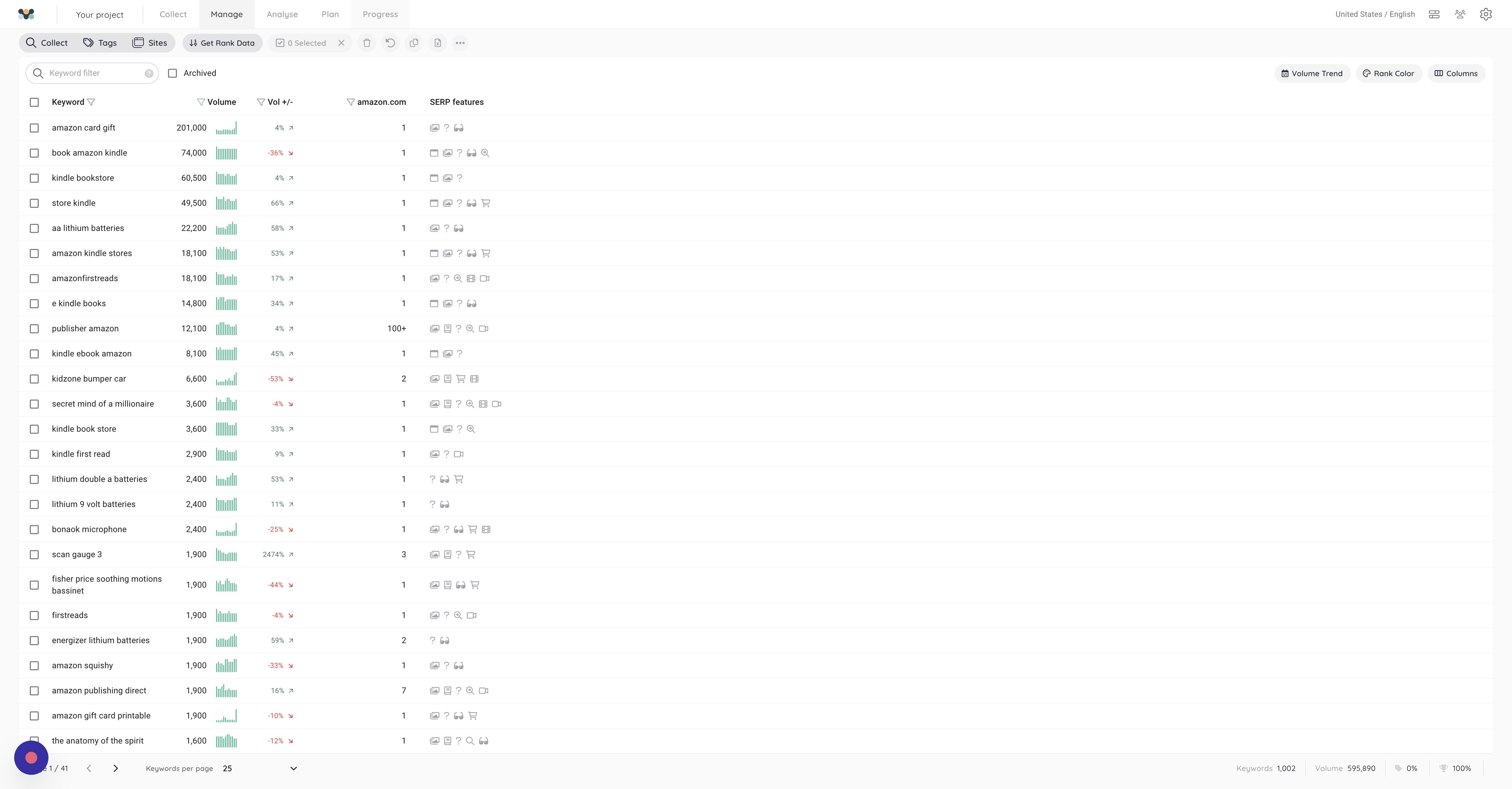Screenshot of: Click "Progress"
