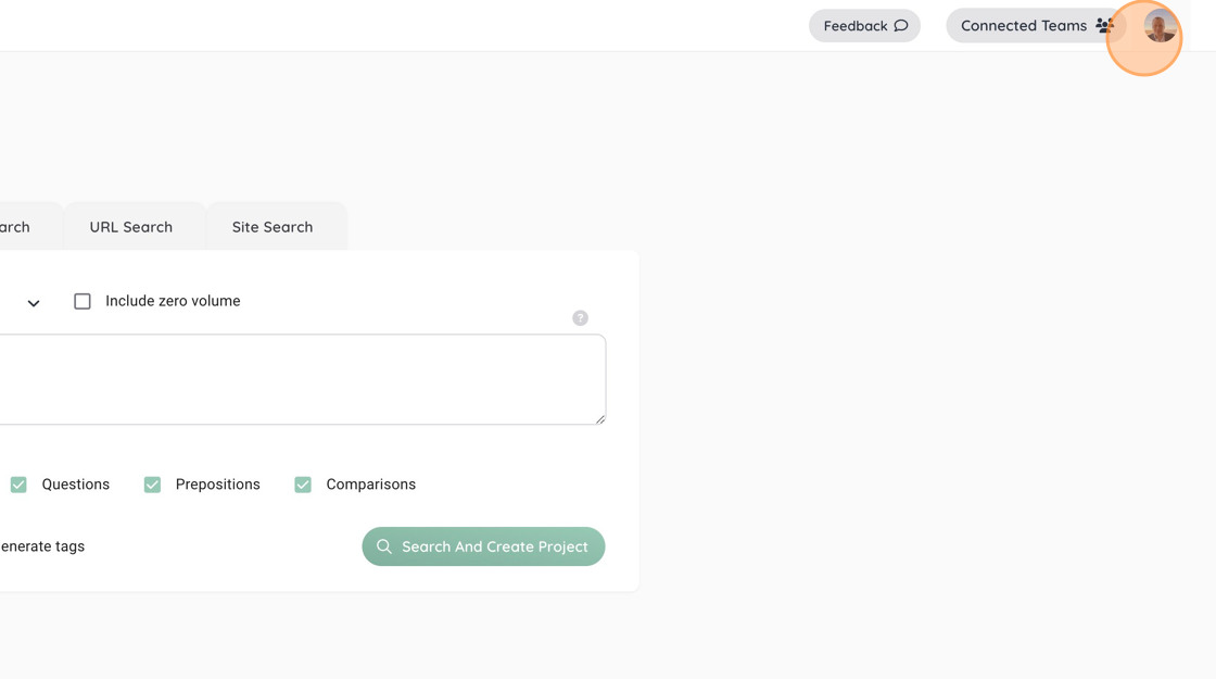 Screenshot of: Click on your avatar in the top right corner.