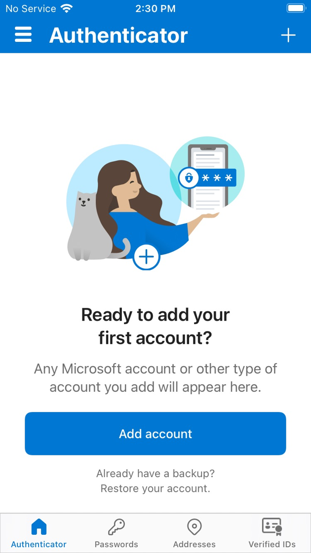 Screenshot of: Tap the + in the top right.