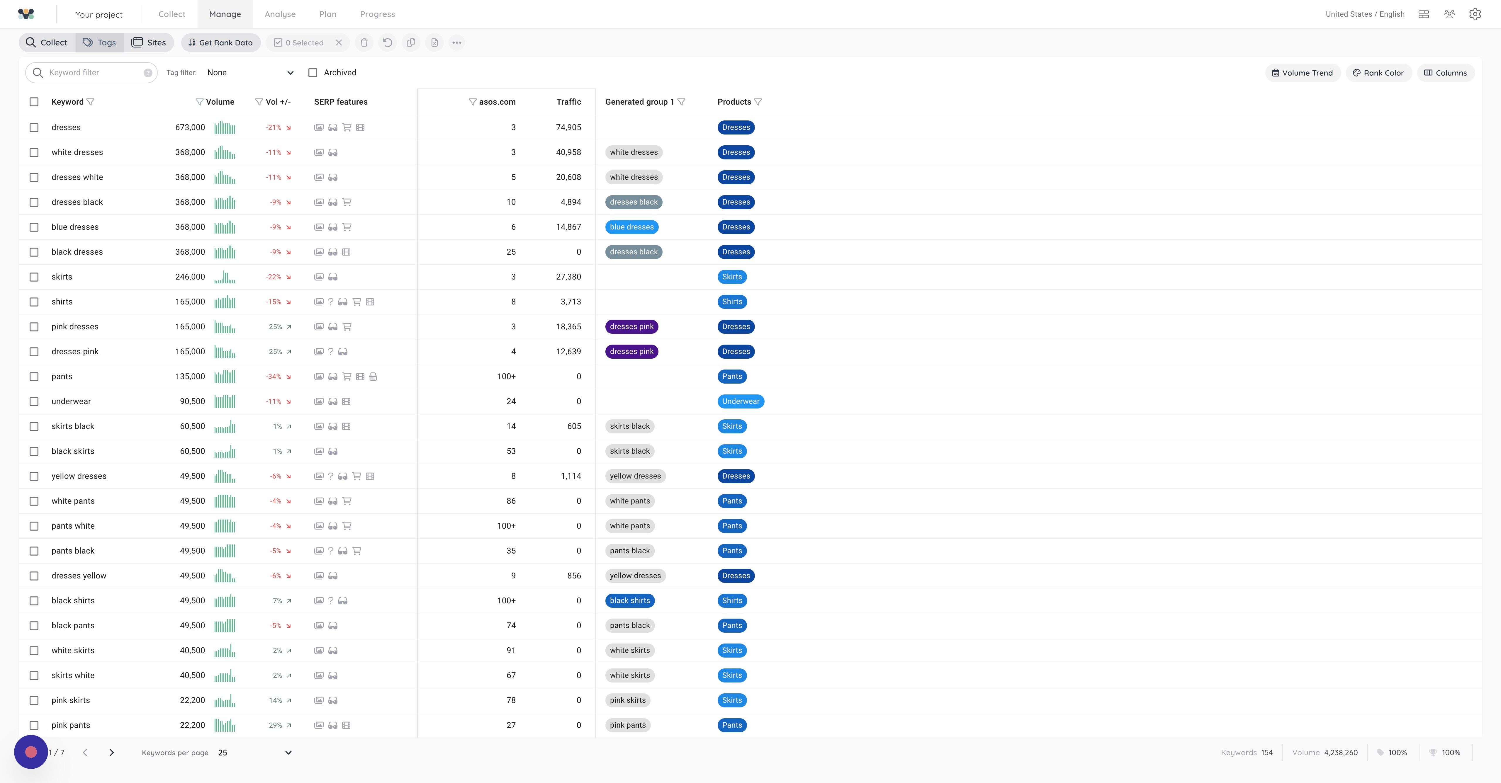 Screenshot of: Click "Tags"