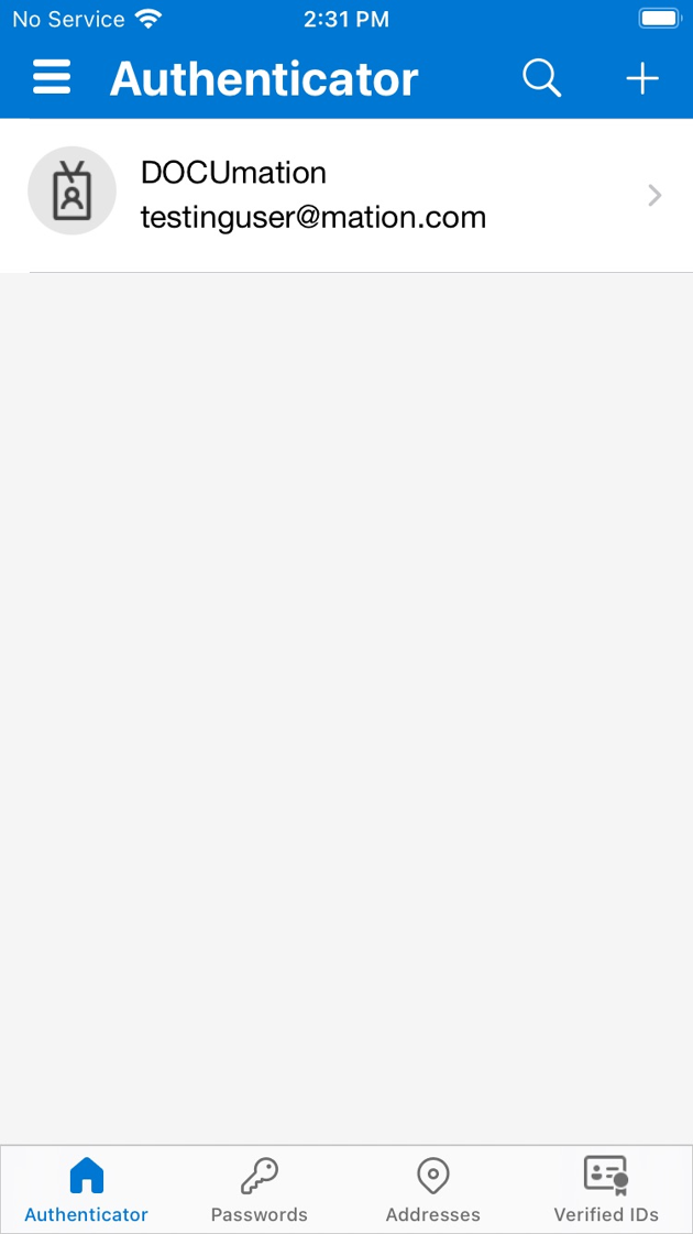 Screenshot of: Tap here.