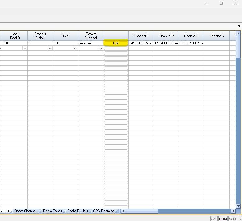 Screenshot of: Once your scan group has been created, click "Edit" to add your memories to the group you wish to scan.