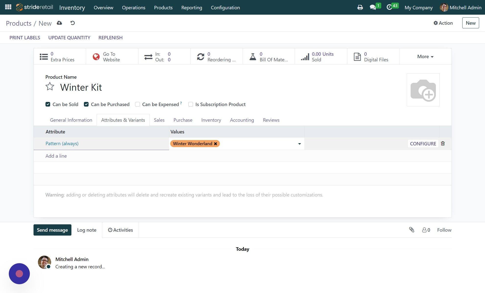 Screenshot of: Click this text field.