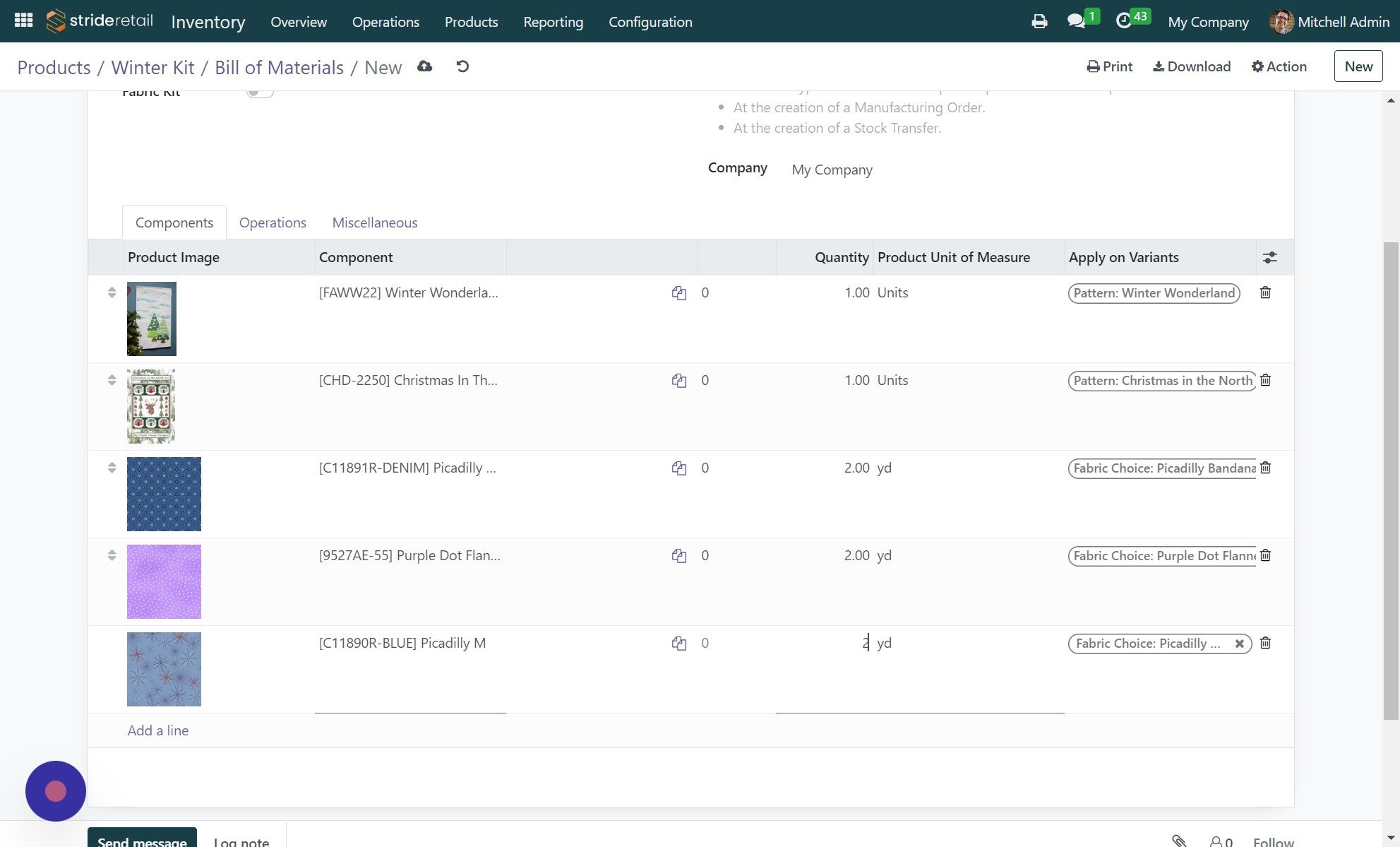 Screenshot of: Click here.