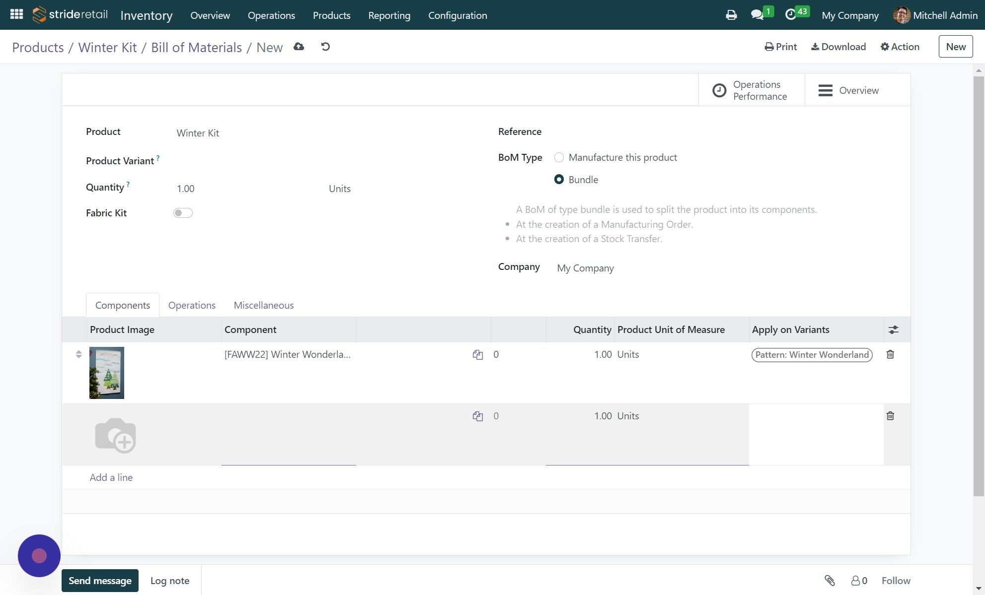 Screenshot of: Click here.