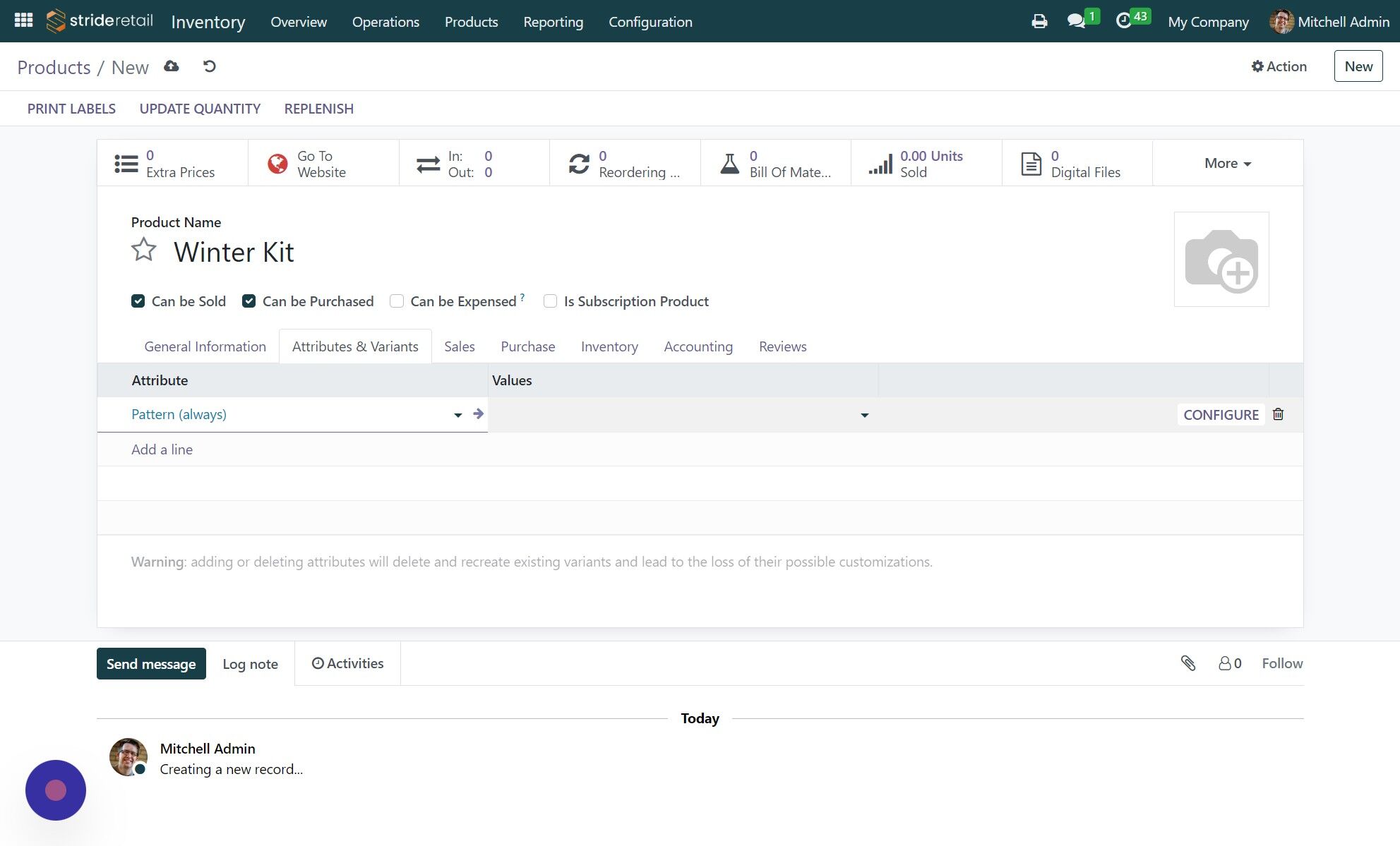 Screenshot of: Click this text field.