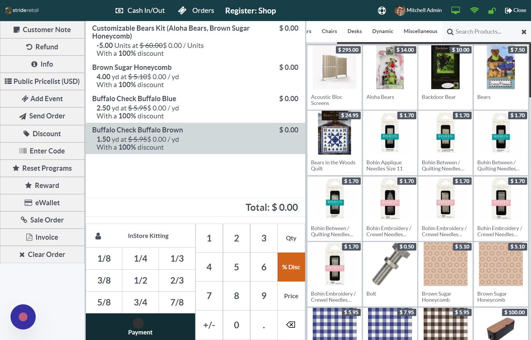 Screenshot of: Click "Pay"