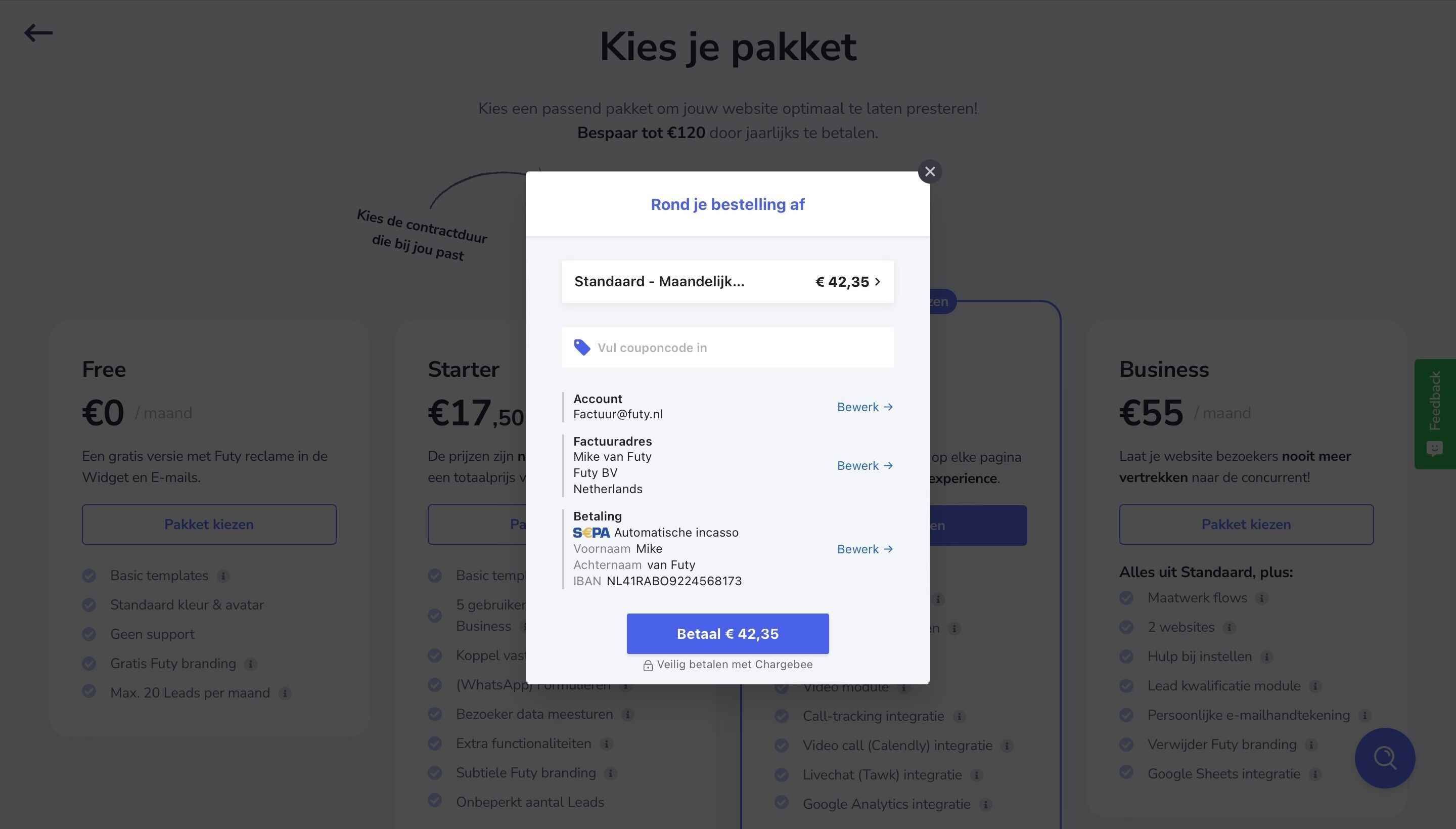 Screenshot or: Press "Pay"