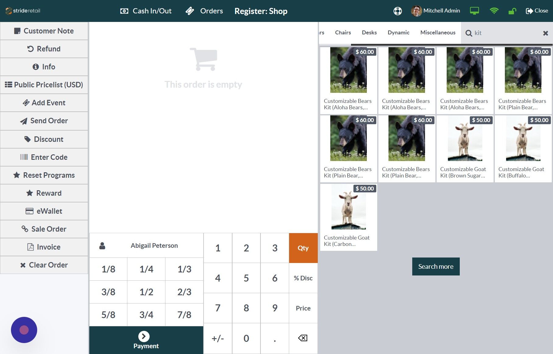 Screenshot of: Add your product to the cart.