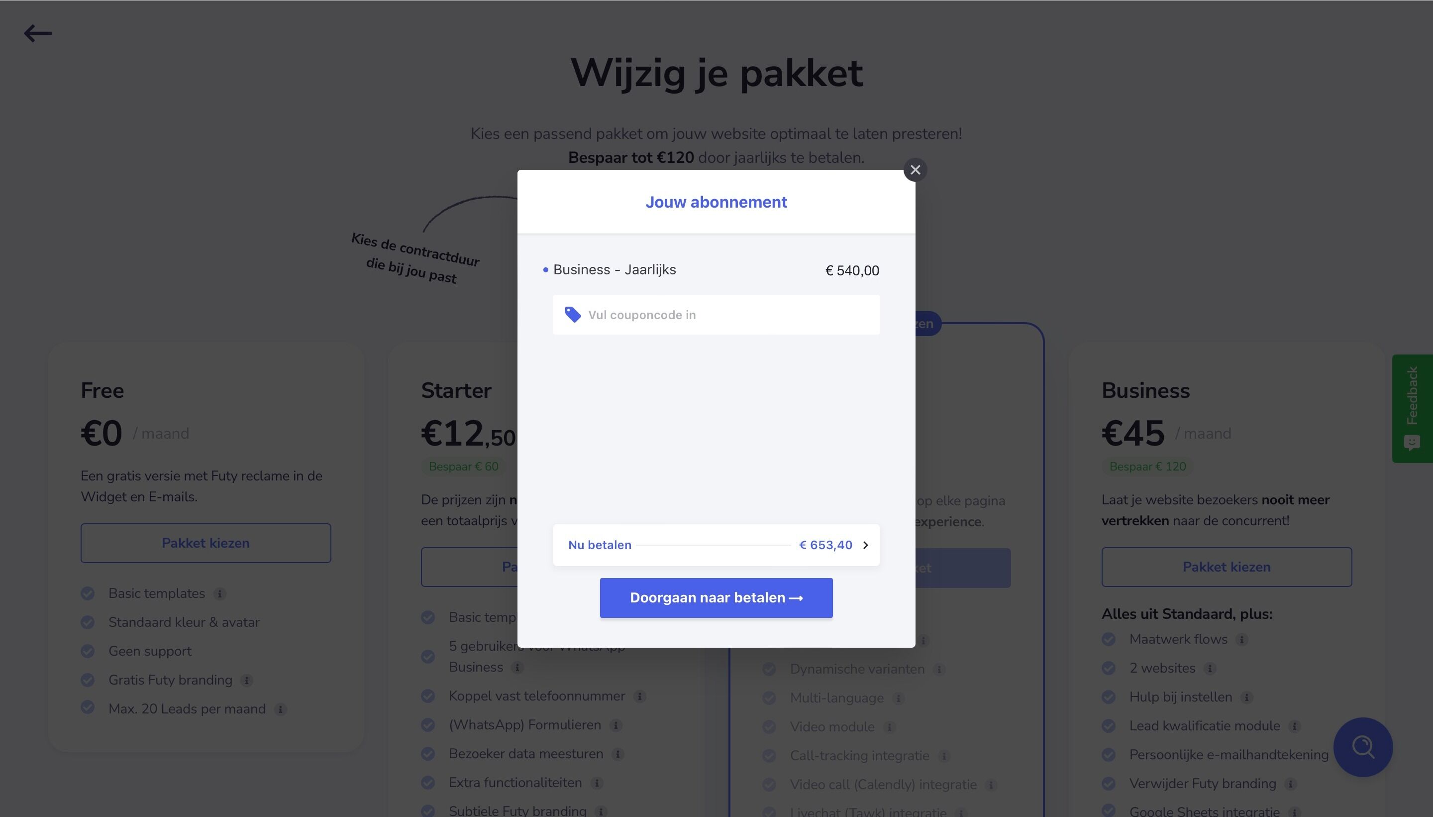 Screenshot or: Press "Proceed to pay"