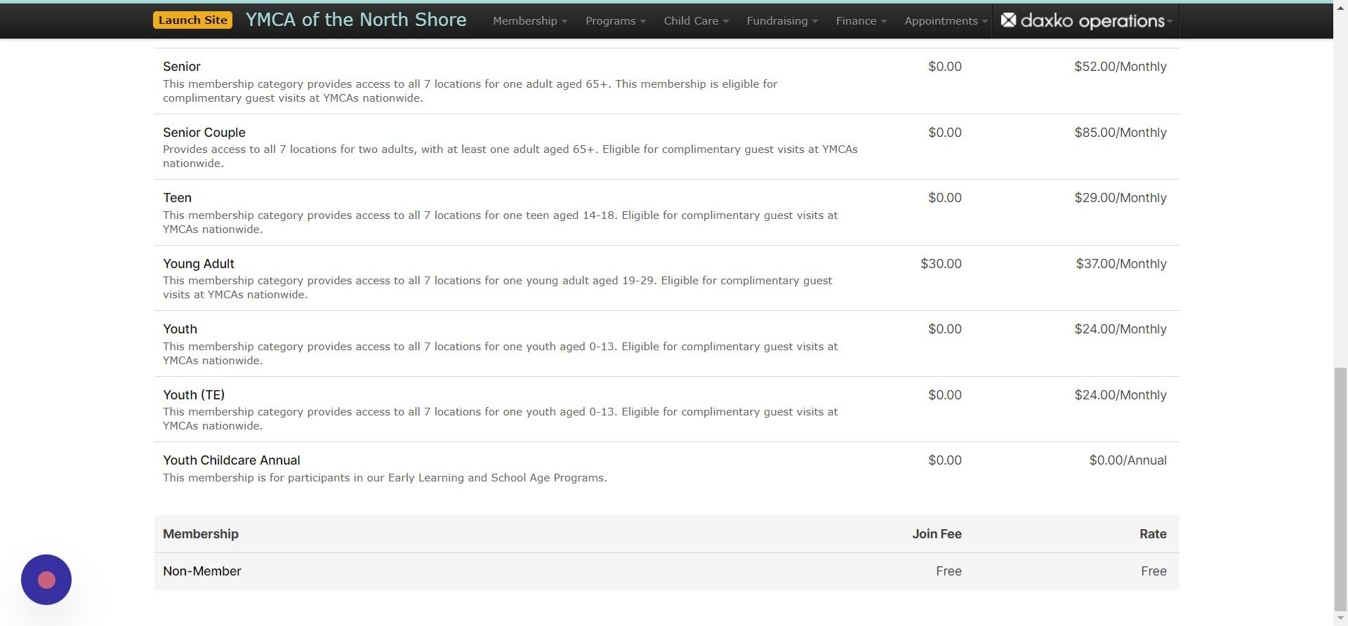 Screenshot of: Click 