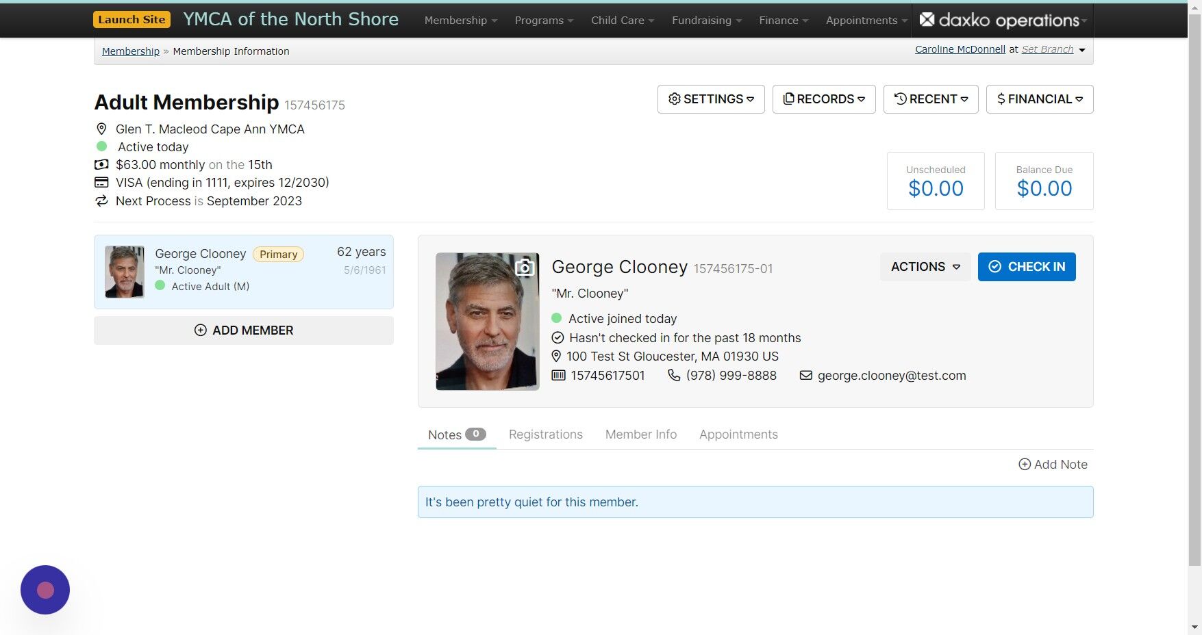 Screenshot of: All set!