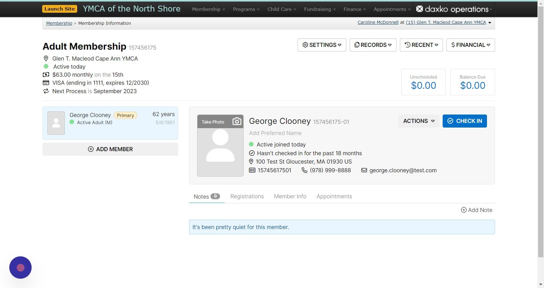 Screenshot of: Click on the photo icon to capture a photo. It's very improtant to capture a photo for each individual for safety purposes.