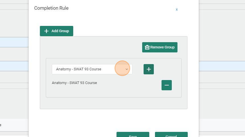 Screenshot of: Click the dropdown menu again.