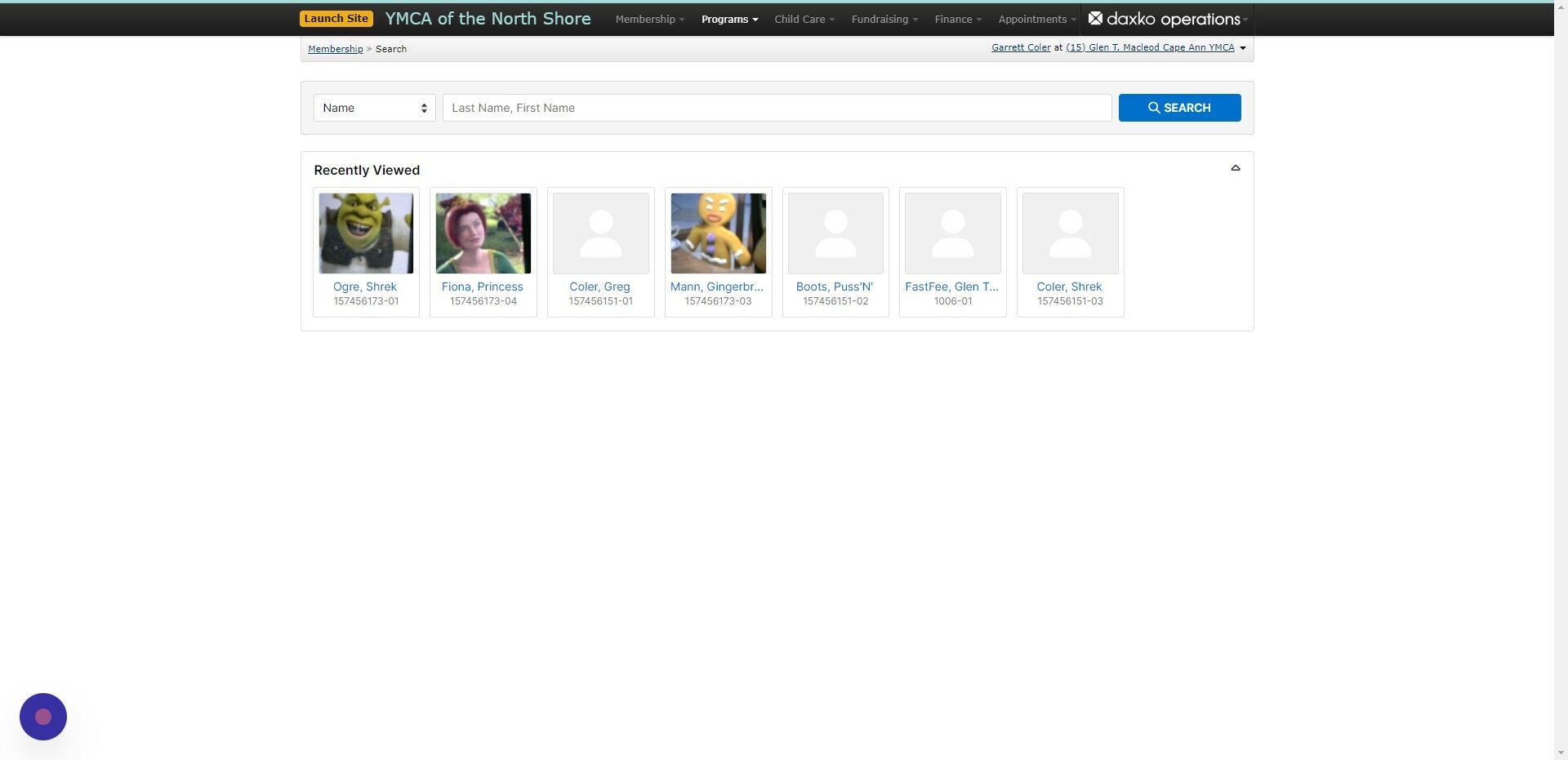 Screenshot of: Click 