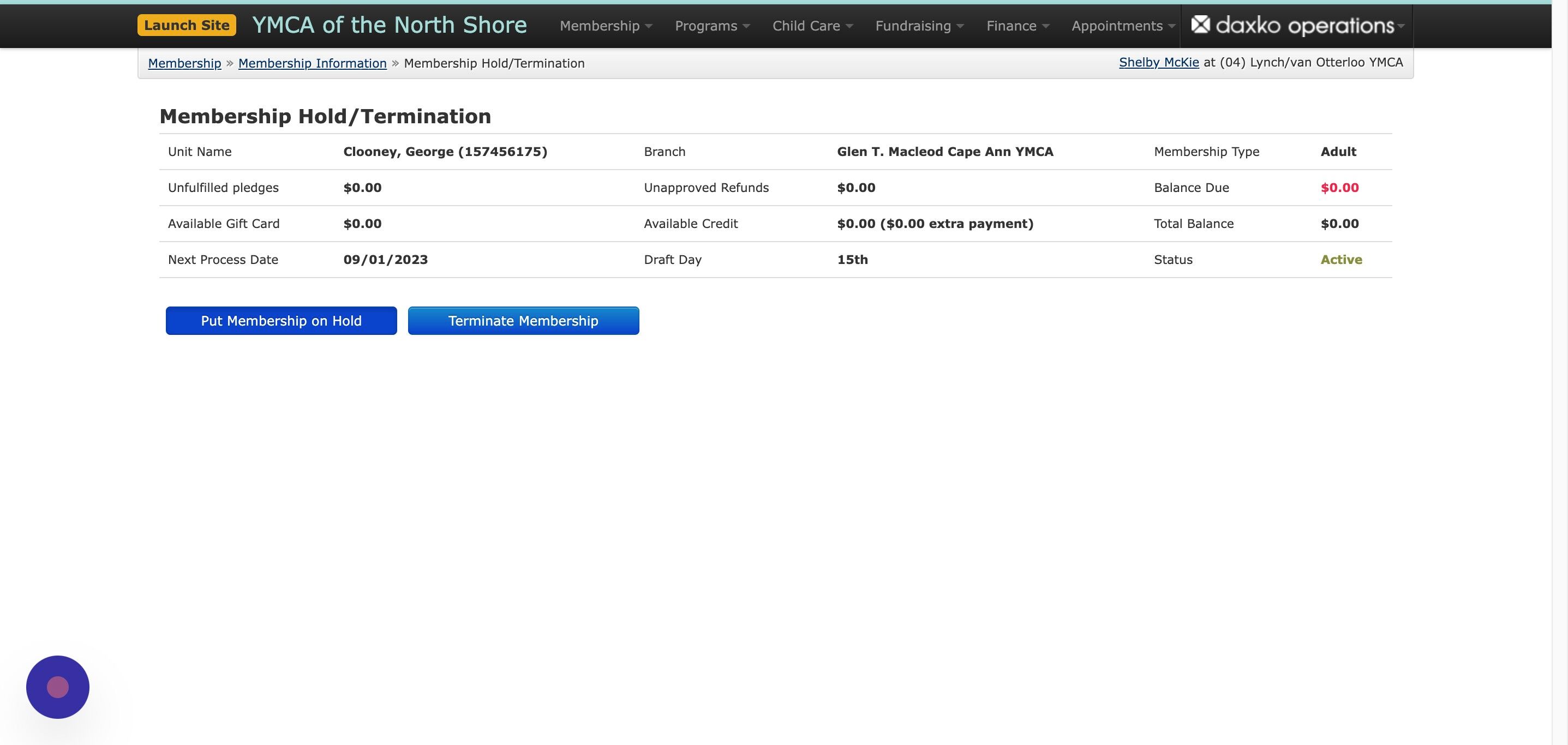 Screenshot of: Click 