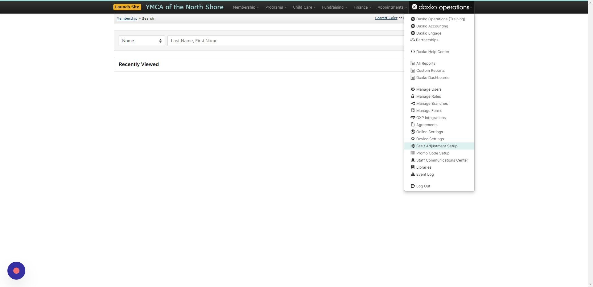 Screenshot of: Click 