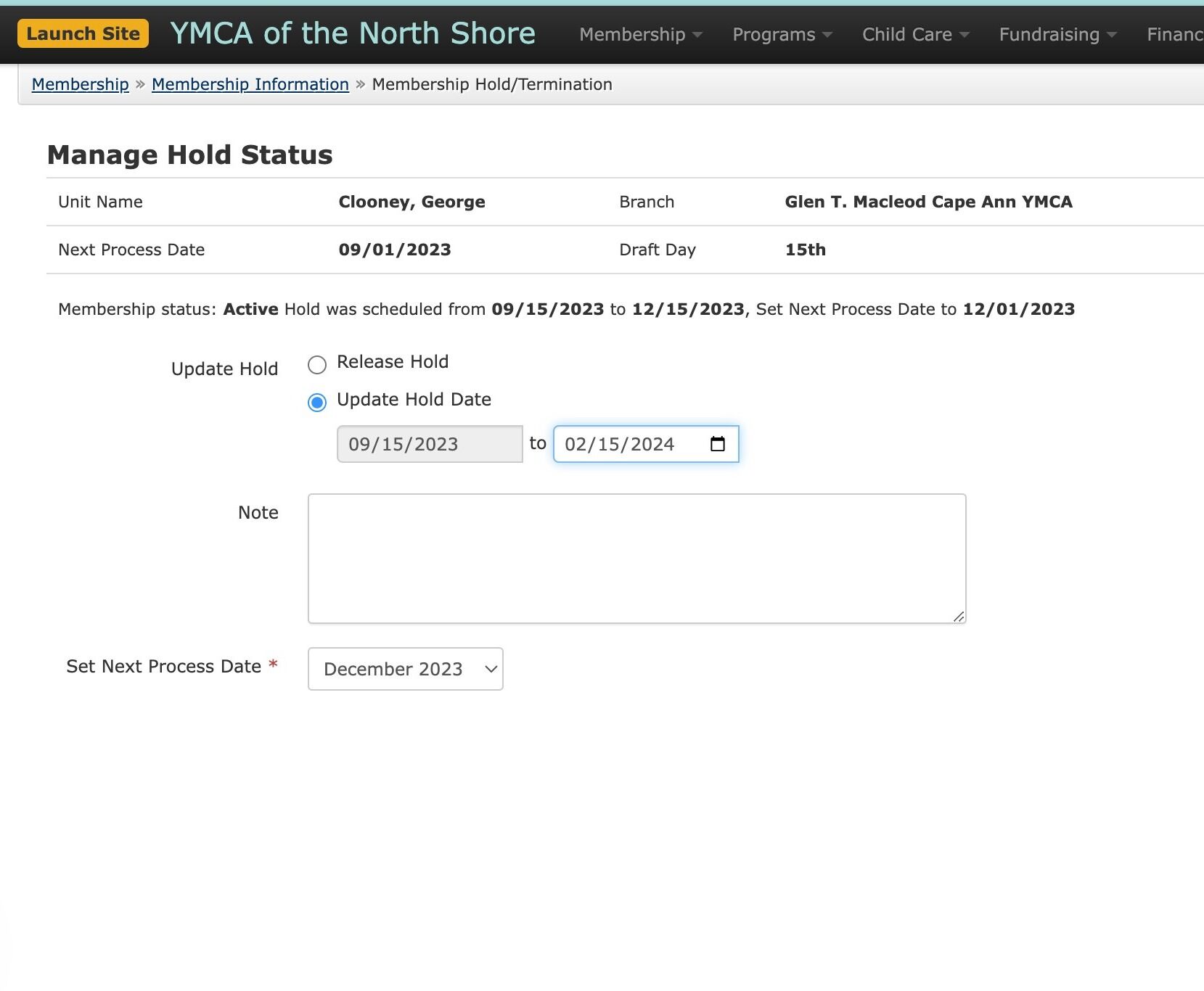 Screenshot of: Or you can select 