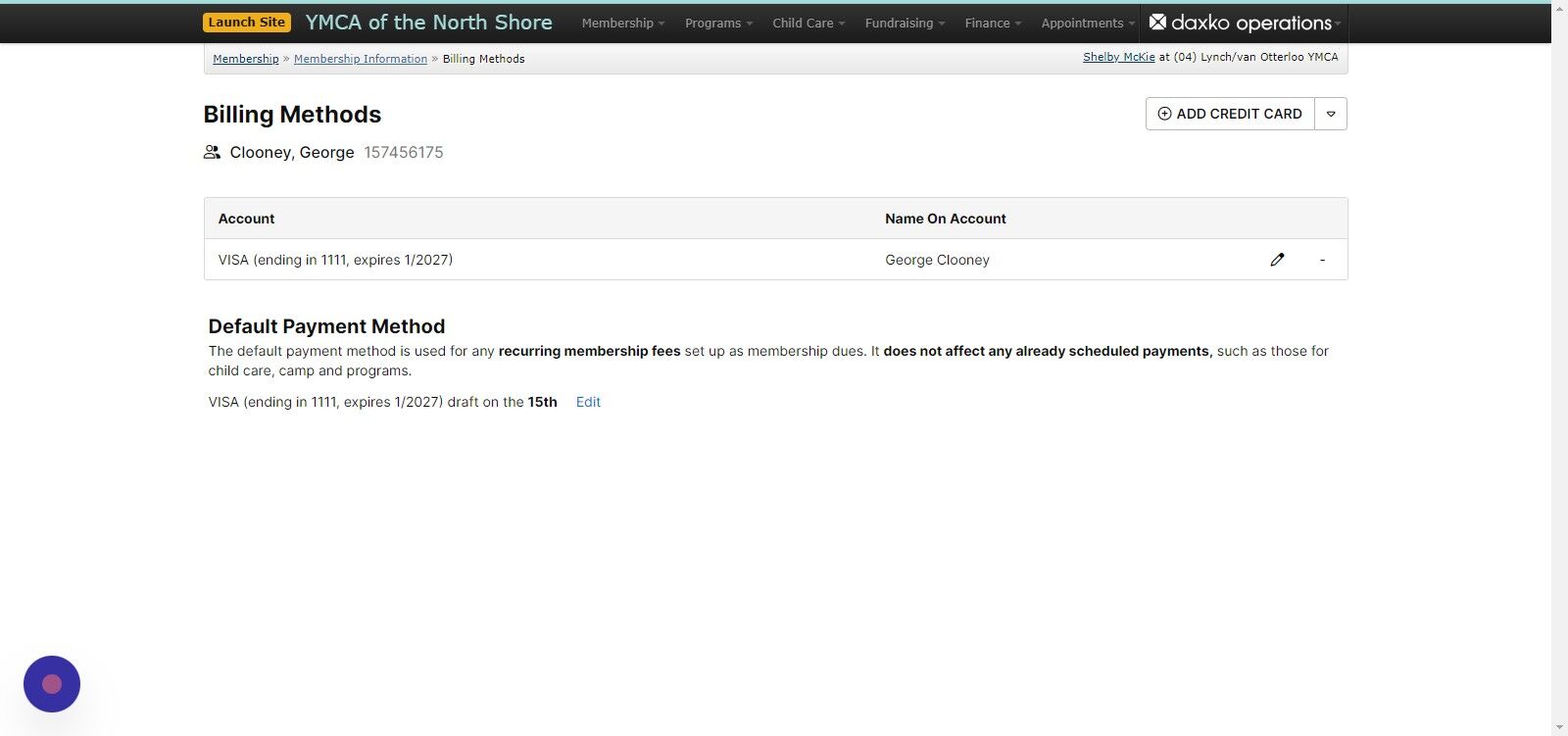 Screenshot of: Use the breadcrumb trail to return back to the 