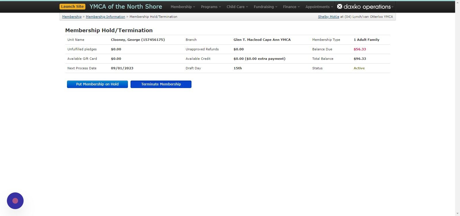 Screenshot of: Select 