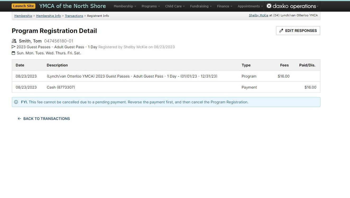 Screenshot of: Click here.
