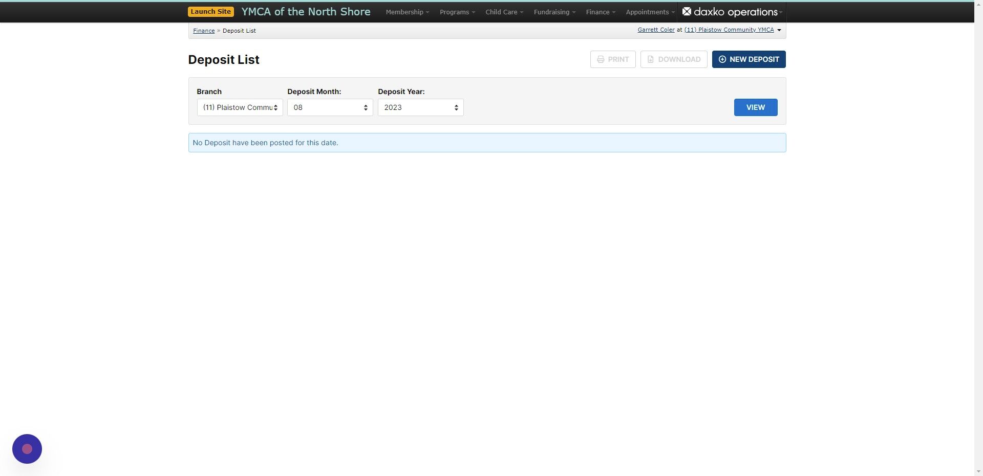 Screenshot of: Click 
