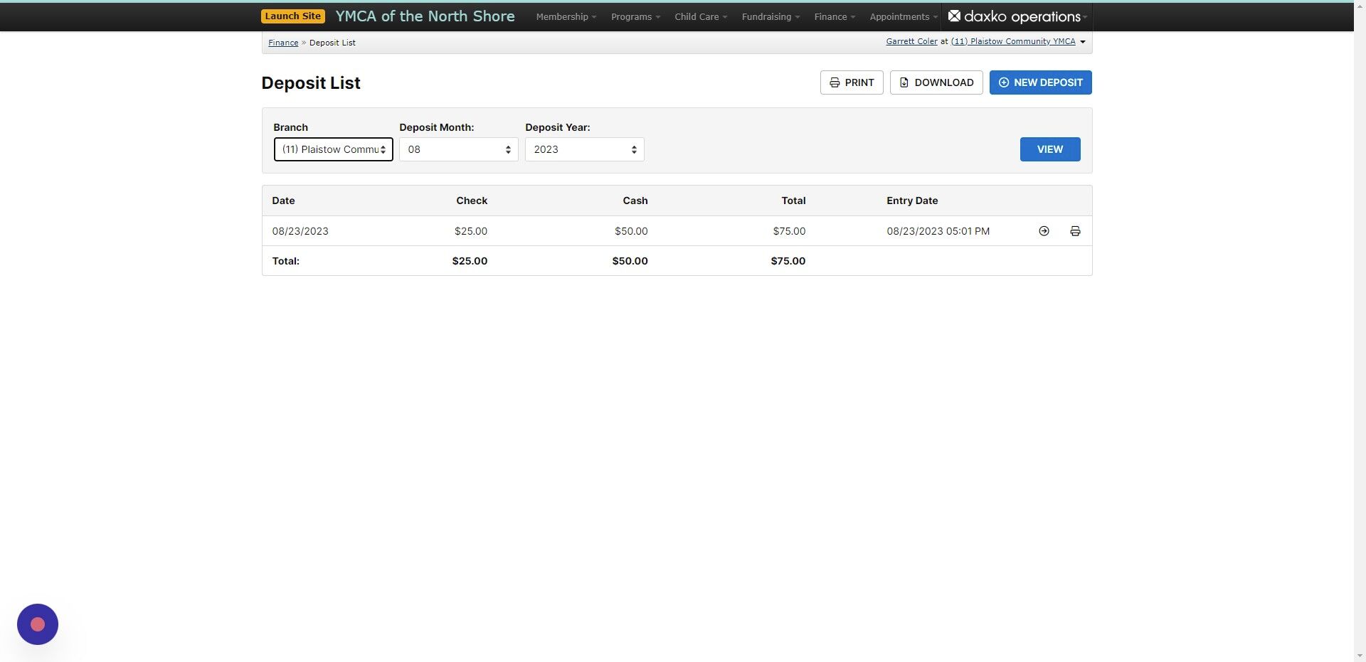 Screenshot of: Click this dropdown.