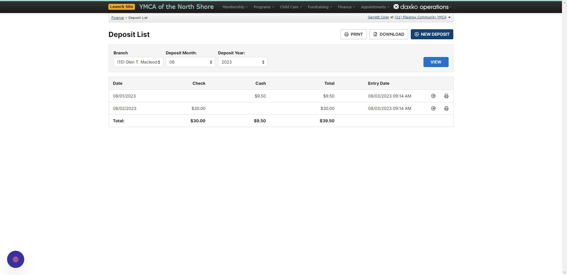 Screenshot of: Click 
