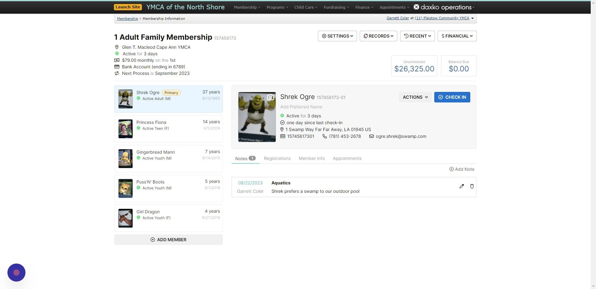 Screenshot of: Click on the unscheduled payments tab