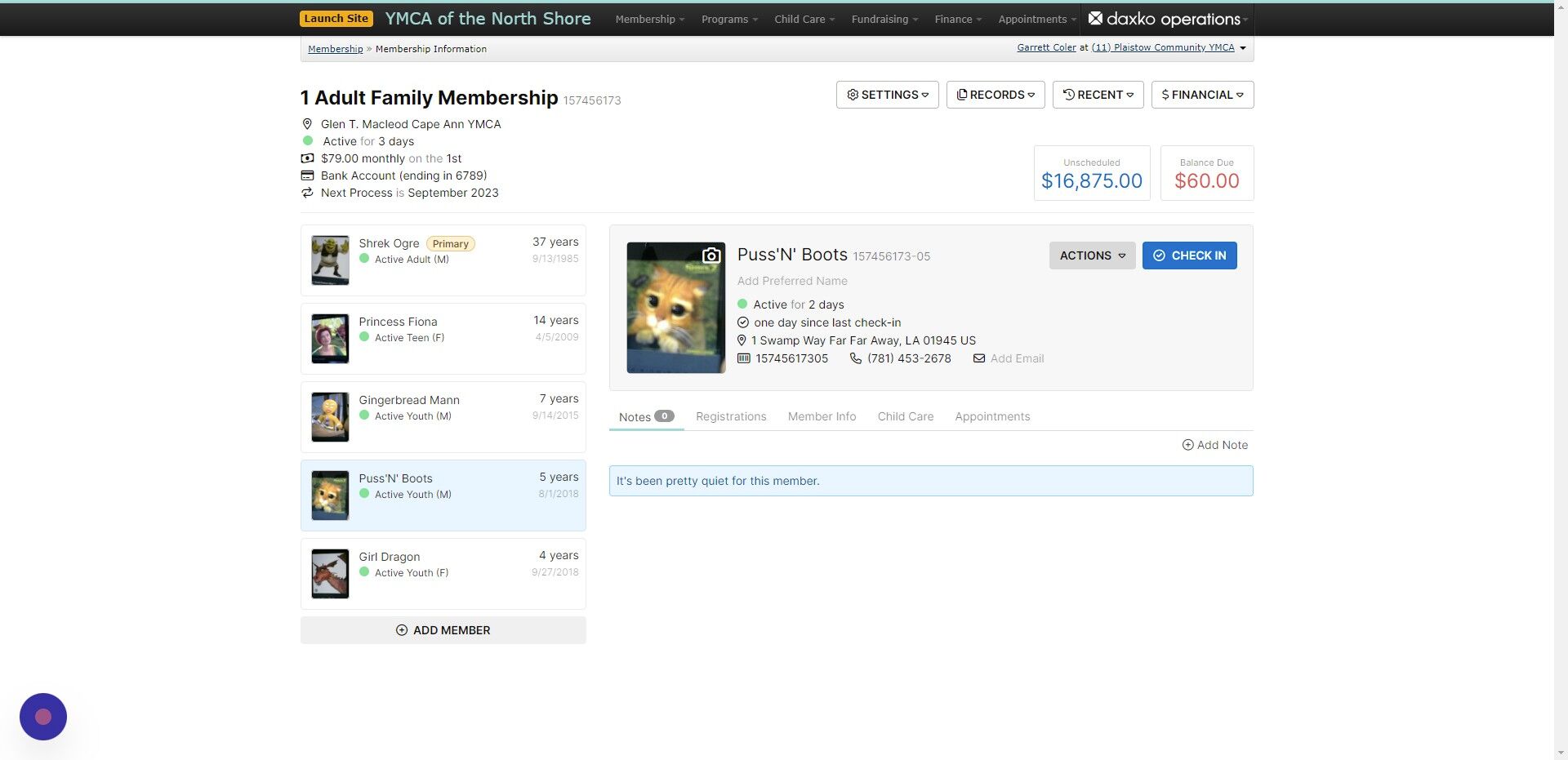 Screenshot of: Click 