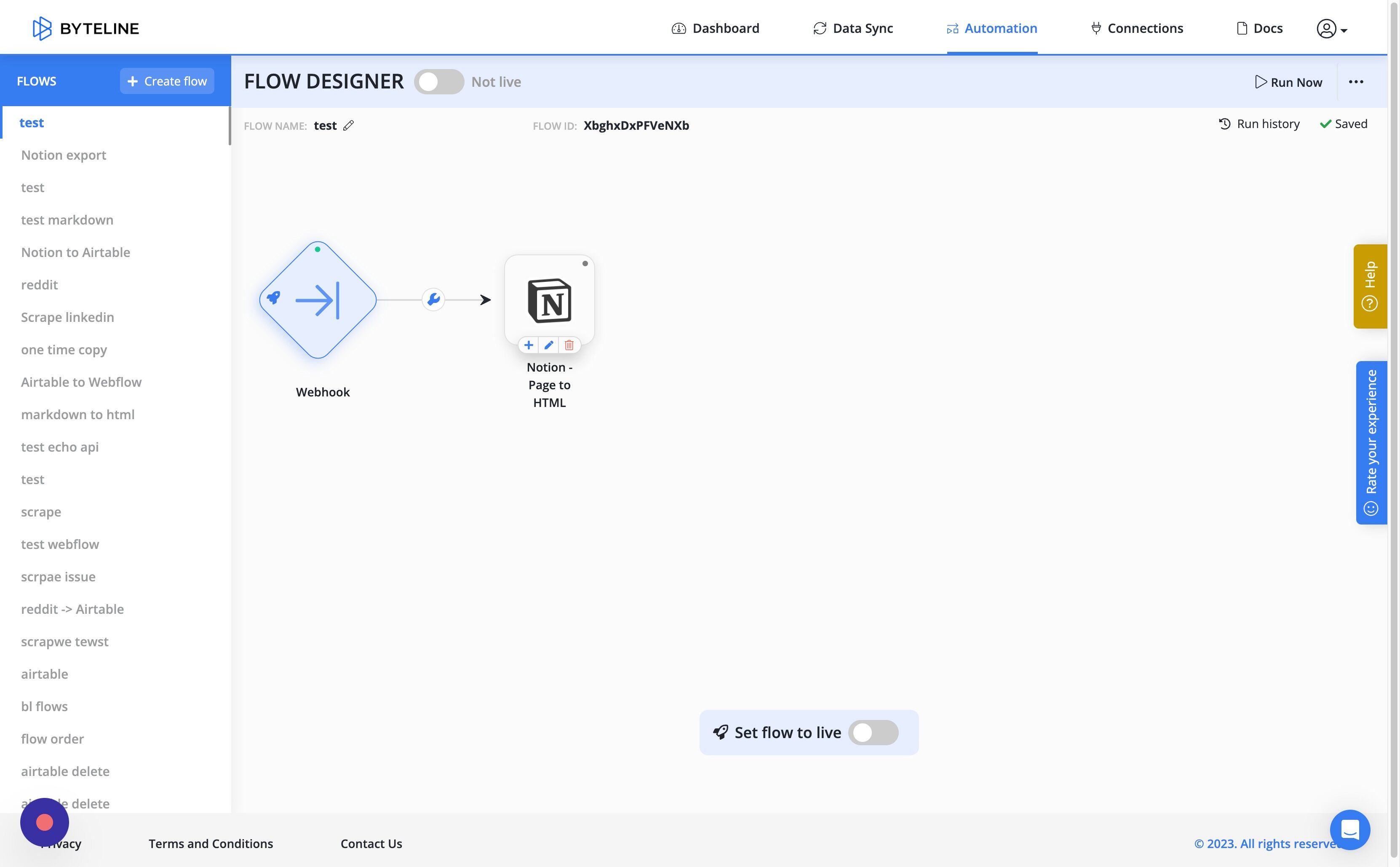 Notion Page To HTML - Byteline Documentation