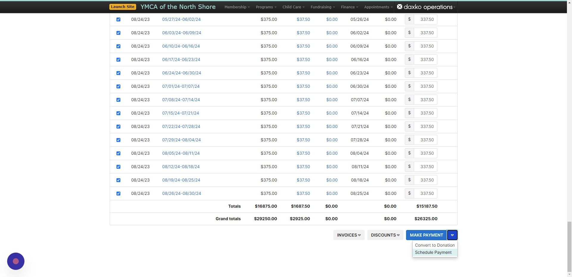 Screenshot of: Click 
