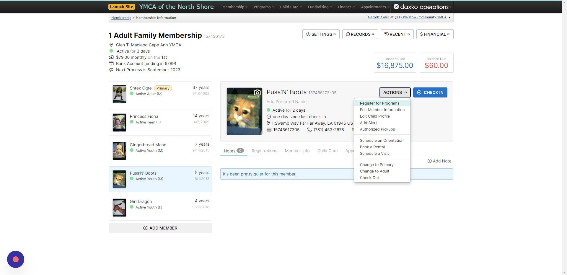 Screenshot of: Click 