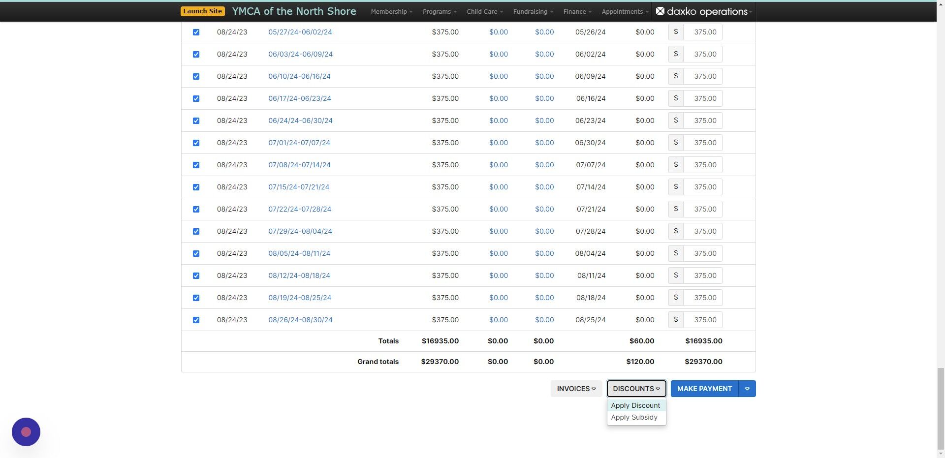 Screenshot of: Click 