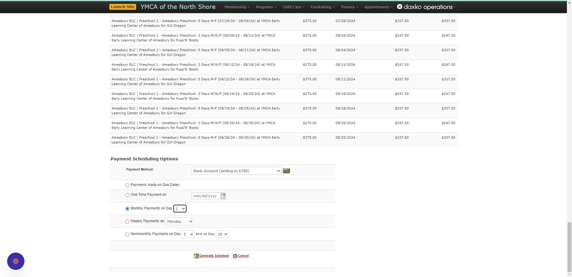 Screenshot of: Click 