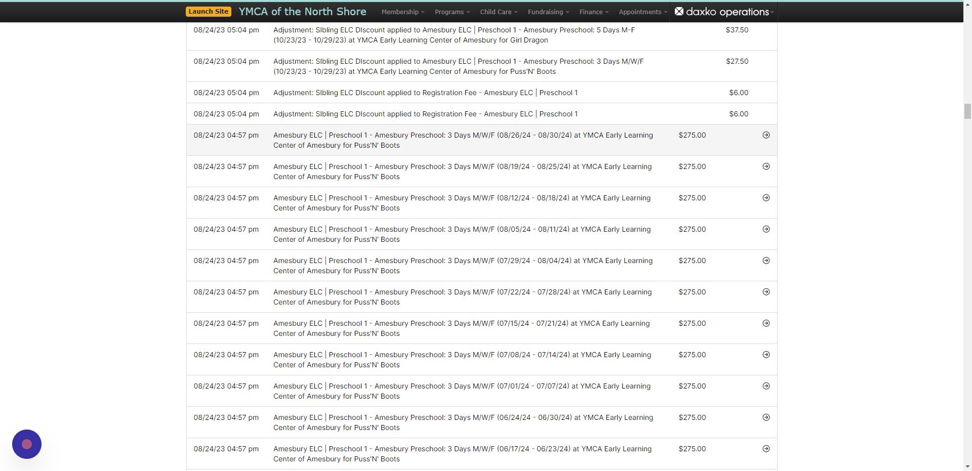 Screenshot of: Click on the 