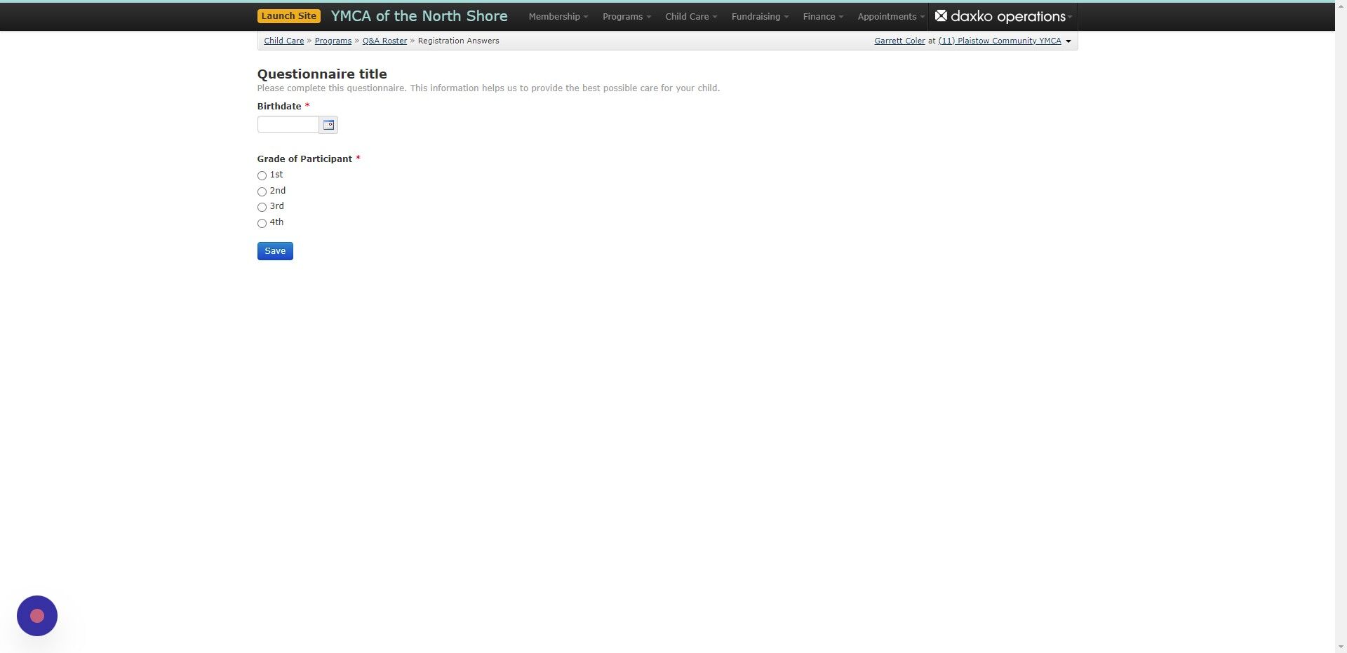 Screenshot of: Edit the answers and click on Save