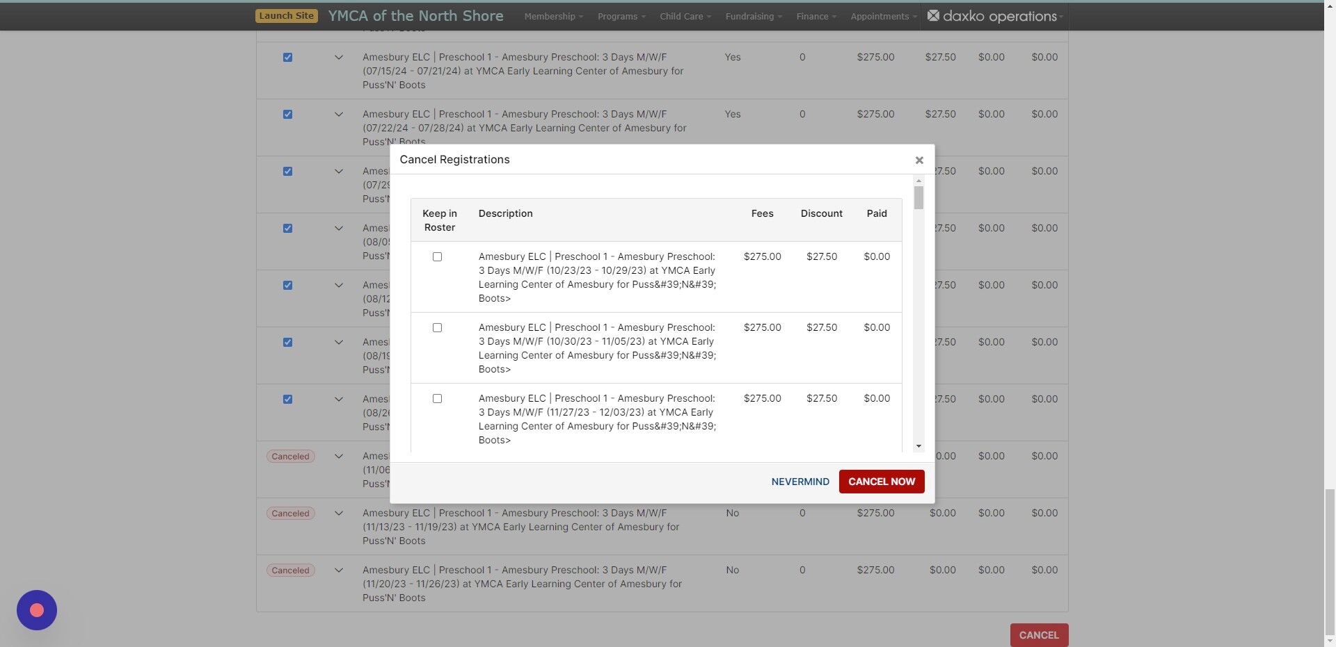 Screenshot of: Click 