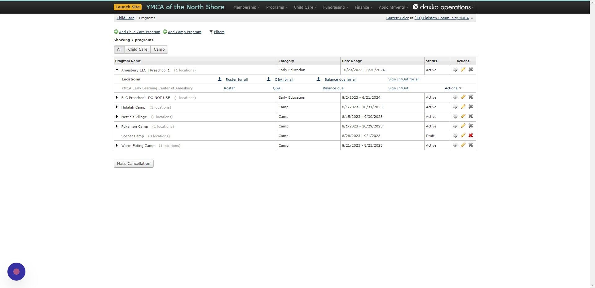 Screenshot of: Click 