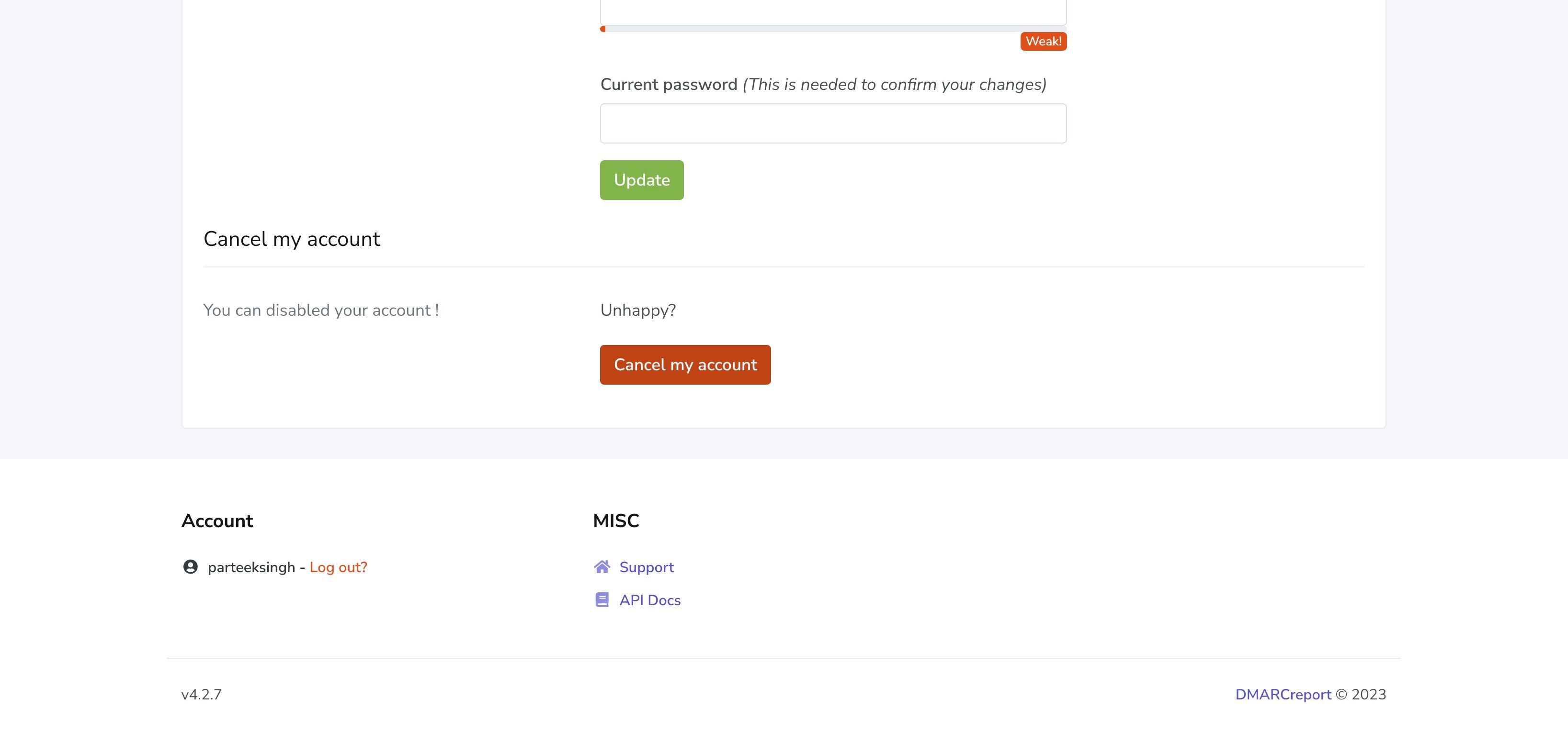 Screenshot of: Scroll to the bottom - Click this button.