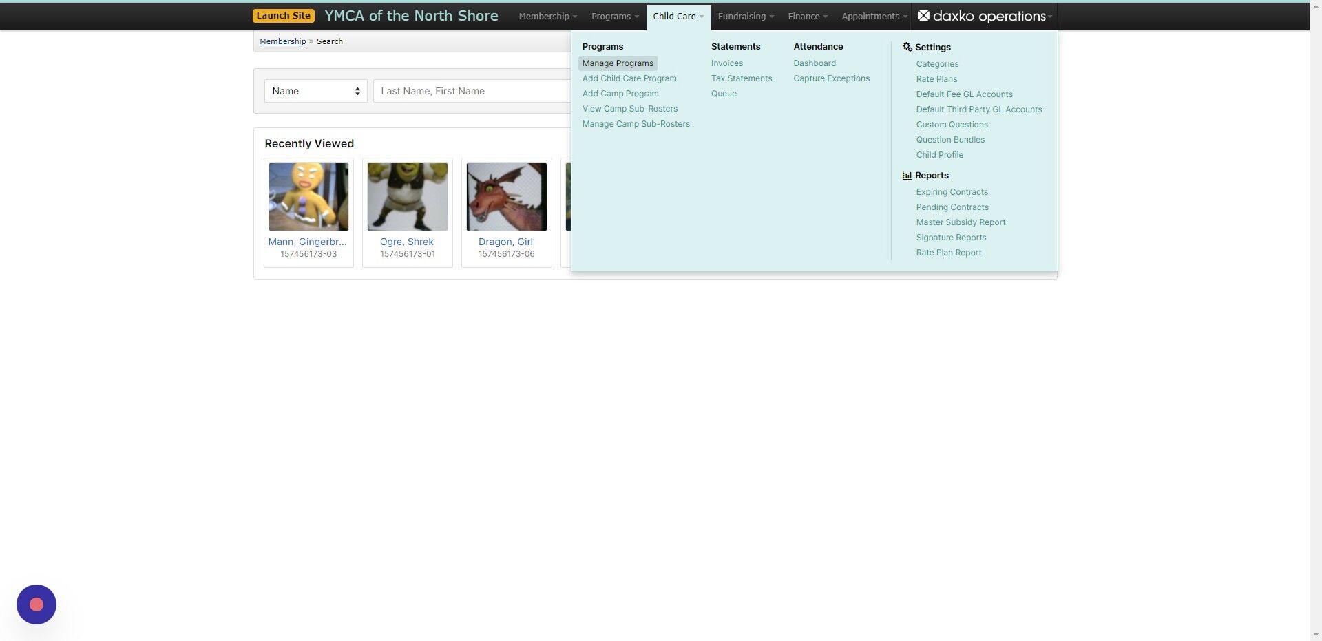 Screenshot of: Click 