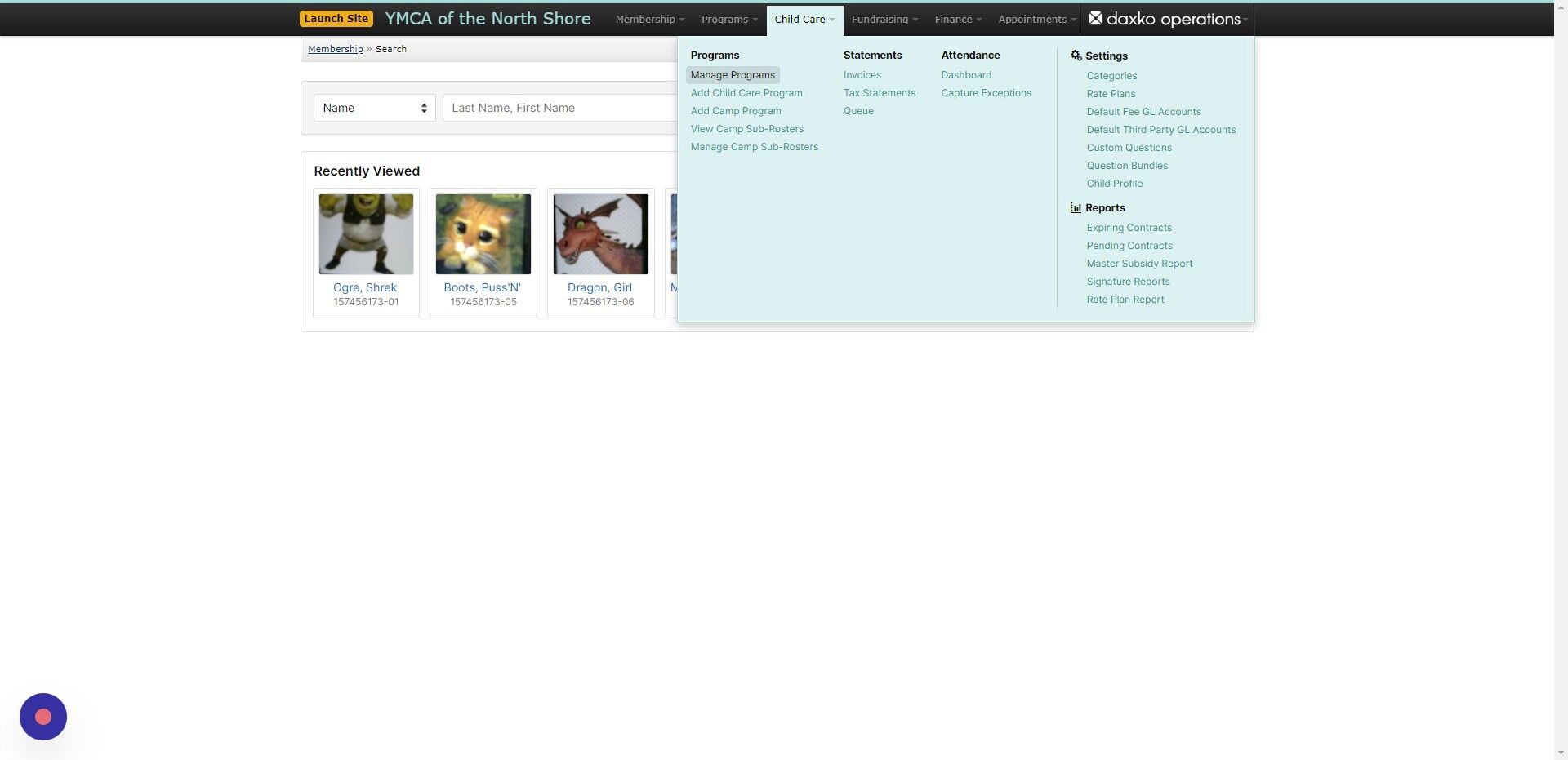 Screenshot of: Click 