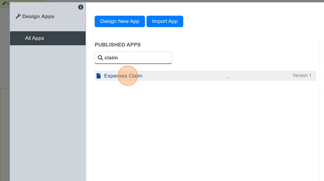 Login into the app center